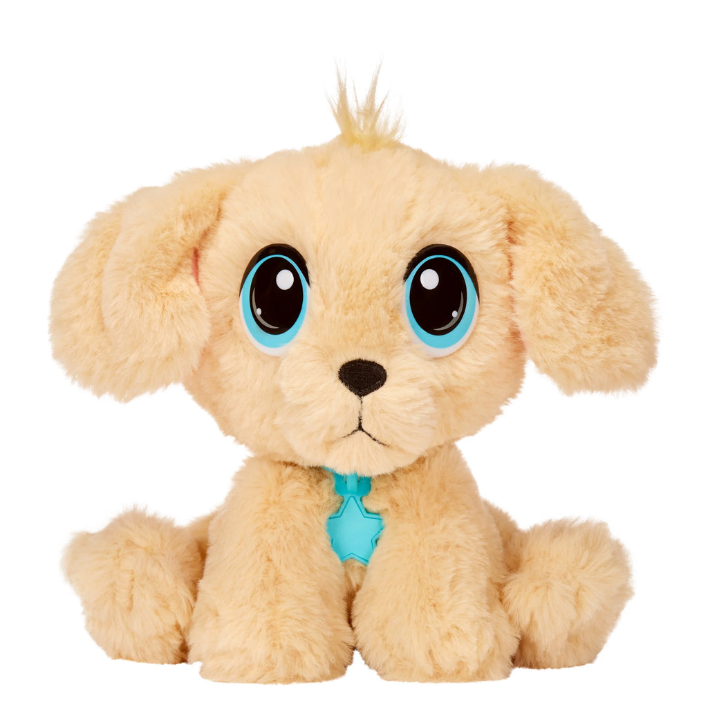 Interactive Plush Stuffed Animal Toy Dog with Collar, Tag, and House C981