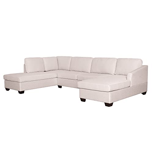 Beige U-Shape Sectional Sofa M31273