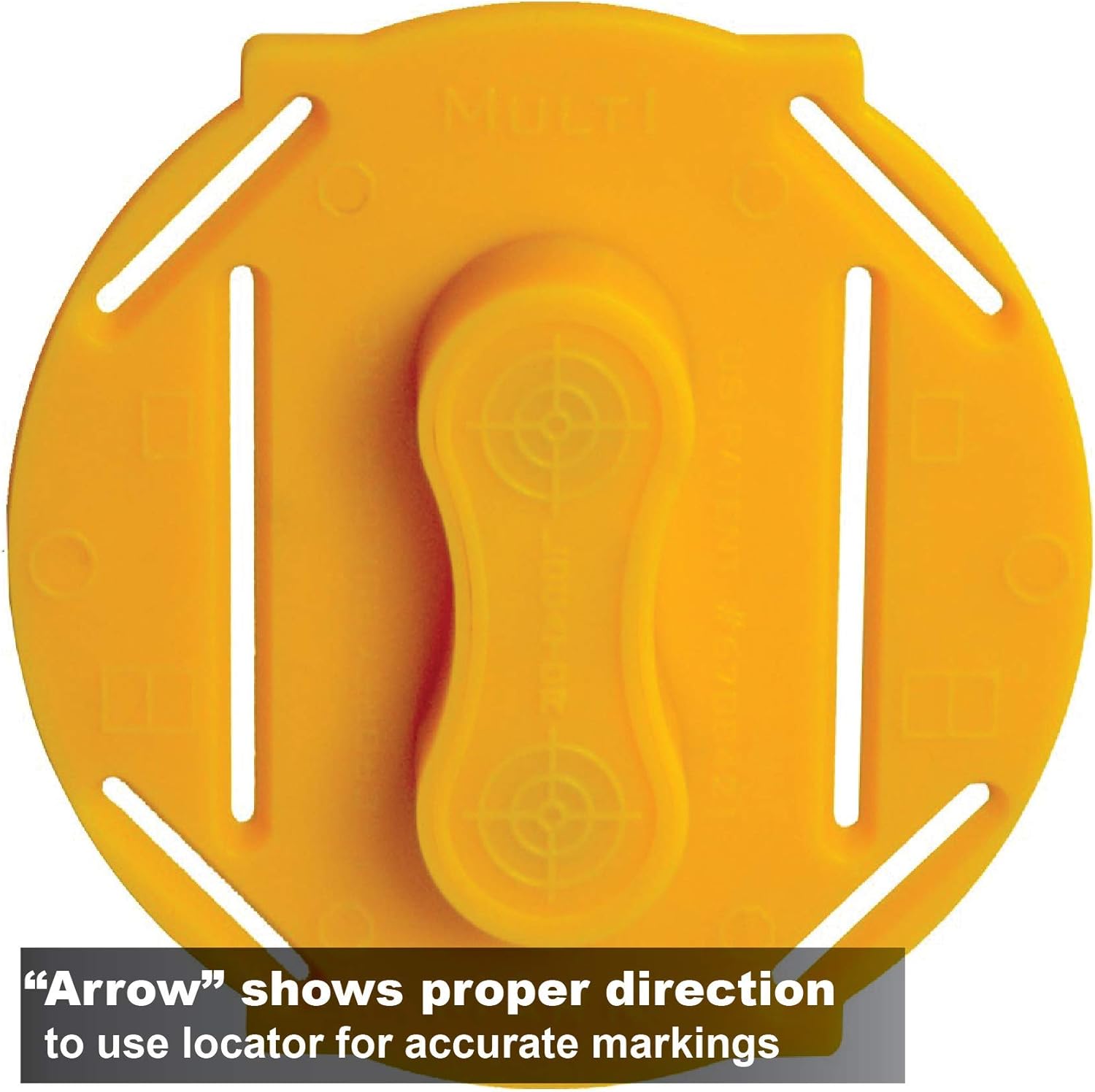 Multi Mark Drywall Cutout Locator Tool with Magnetic Targets and Locator Kit B687