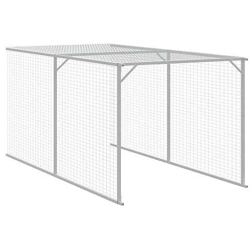 Galvanized Steel Chicken Cage with Extended Run E35298