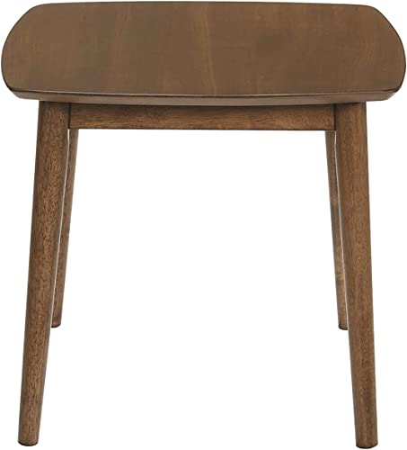 Natural Walnut 3 Piece Wood Coffee Table and End Table Set B37302