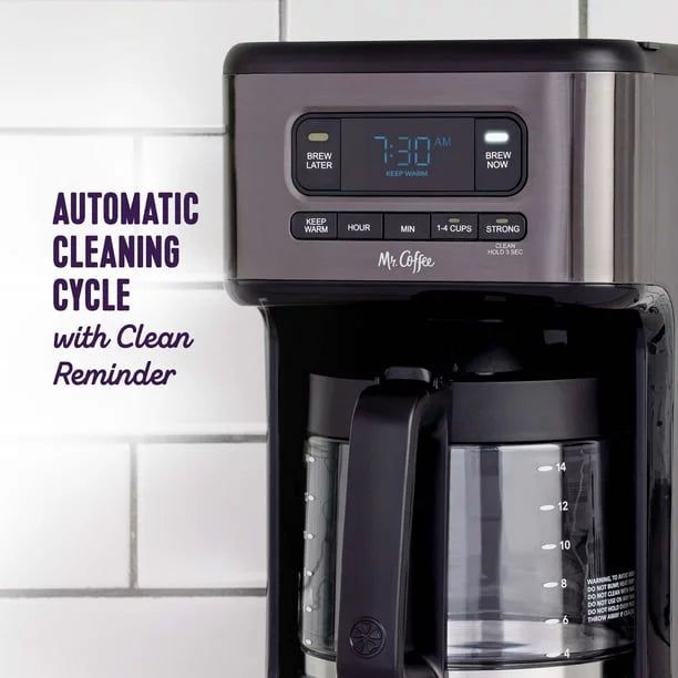 14-Cup Dark Stainless Programmable Coffee Maker J103