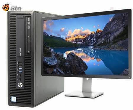 HP EliteDesk 800 G1 SFF Desktop Computer Core i7-4th, 8GB Ram, 240GB Ssd, 1TB Hdd, New 22 inch LCD, Keyboard & Mouse, Wifi A576319