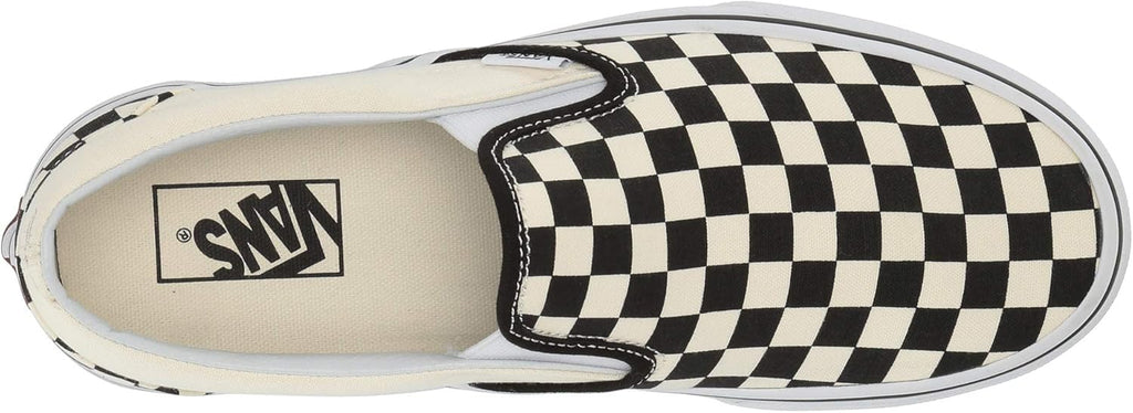 Classic Slip-On Checkerboard Black White Size 10.5 Women 9 Men W84402