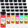 30PCS 2oz Clear Plastic Shot Bottles with Caps C585210