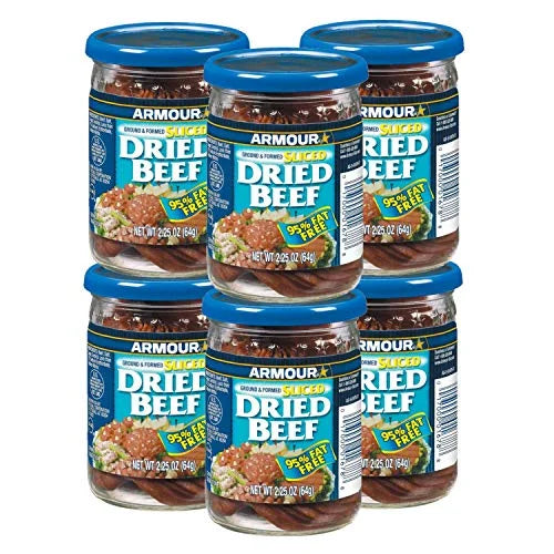 2.25 OZ Sliced Dried Beef, Jarred Meat S304894