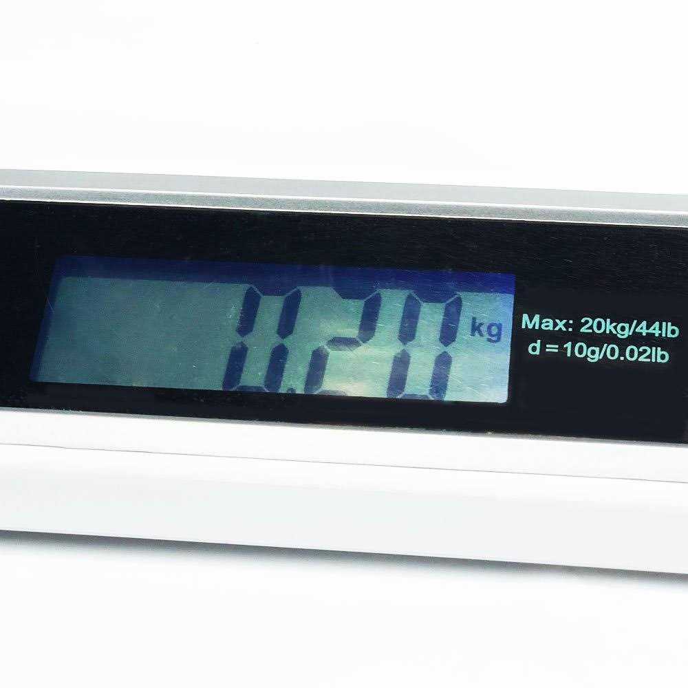 Digital Portable Pet Scale 44 lb x 0.22 lb A659373