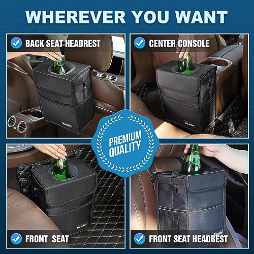 Large Car Trash Can with Lid U56405