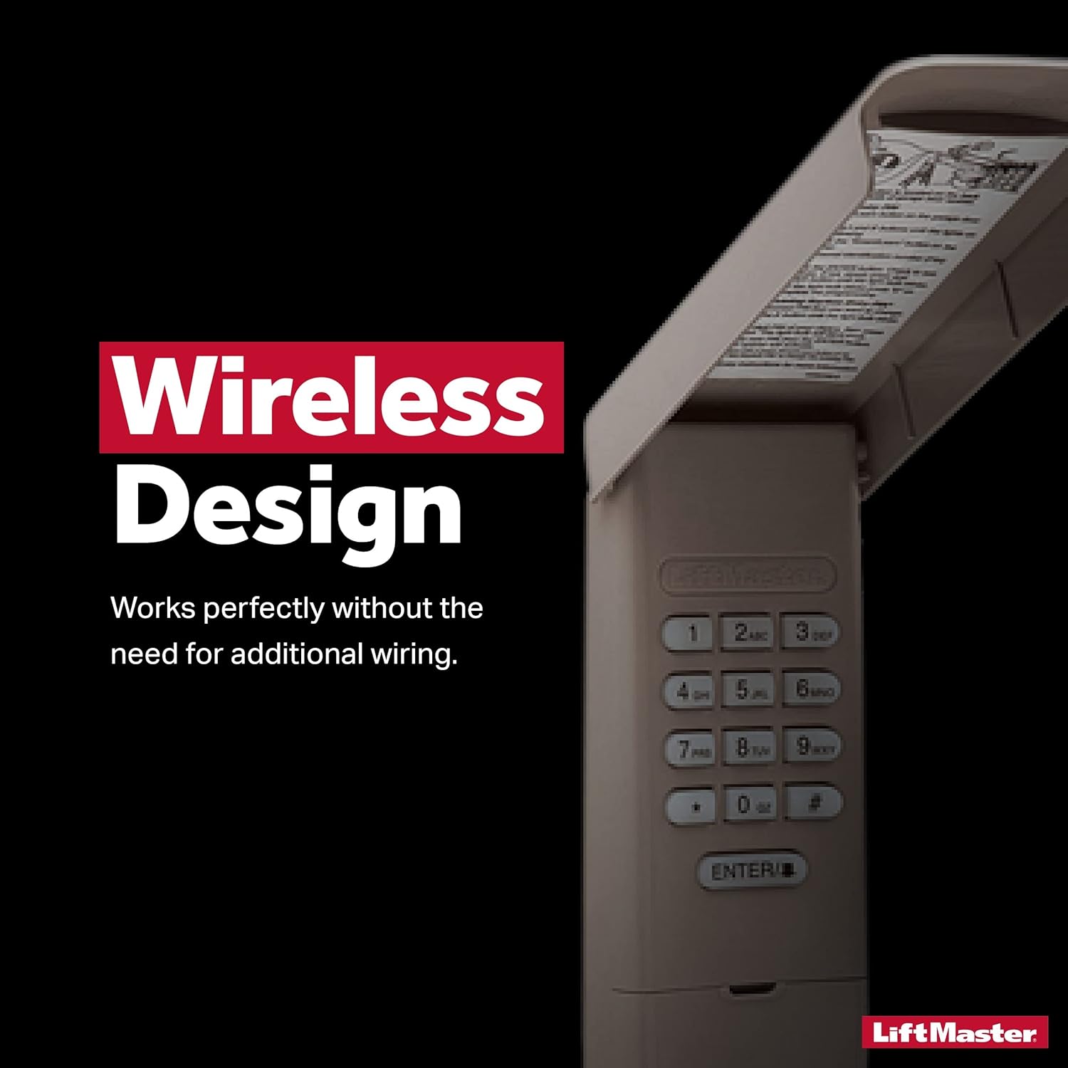 Wireless Keyless Entry Keypad for Garage Door Openers H839809