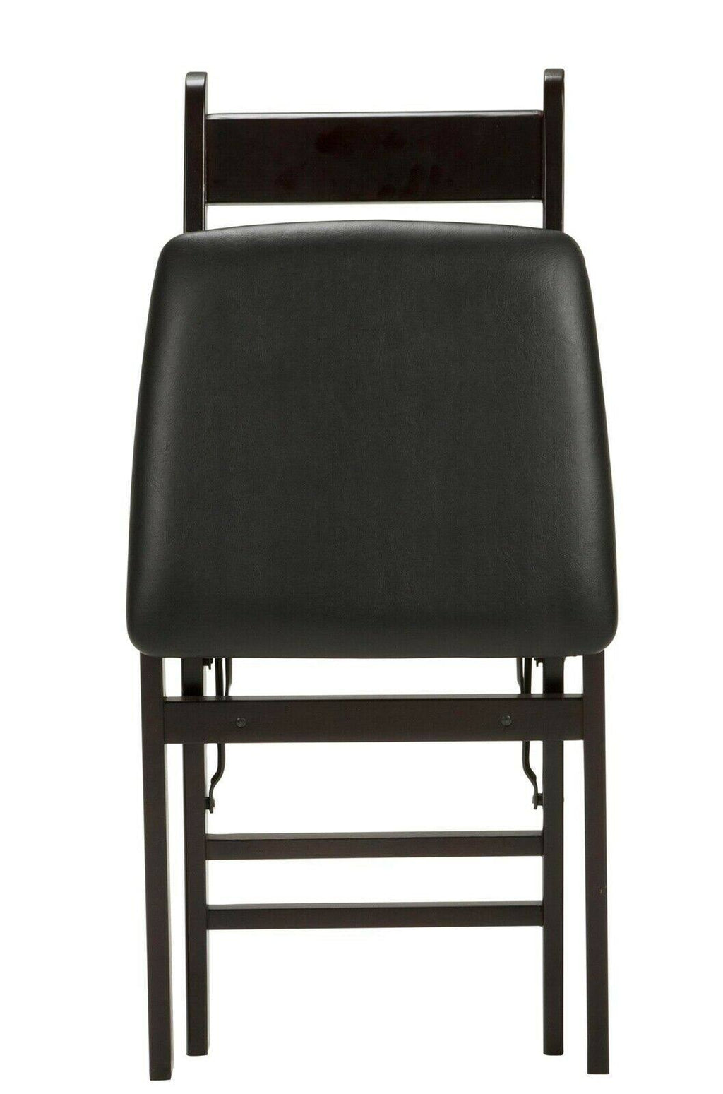 Black Wood Ladder Back Folding Chair J95906