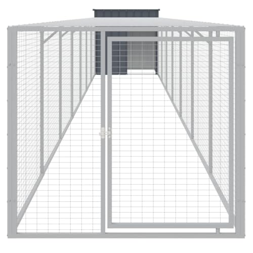 Galvanized Steel Chicken Cage with Extended Run E35298