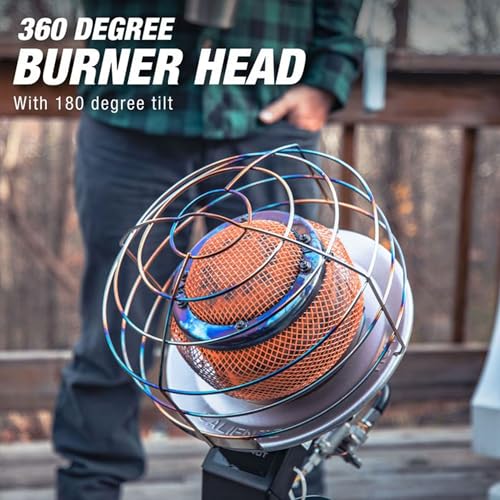 45,000 BTU Radiant Tank Top Portable Propane Heater P7441