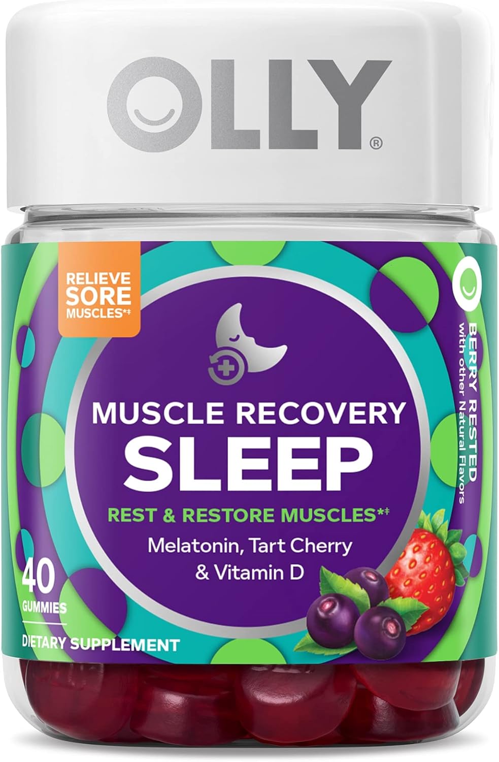 3mg Melatonin Tart Cherry Men's Multivitamin Gummy W288