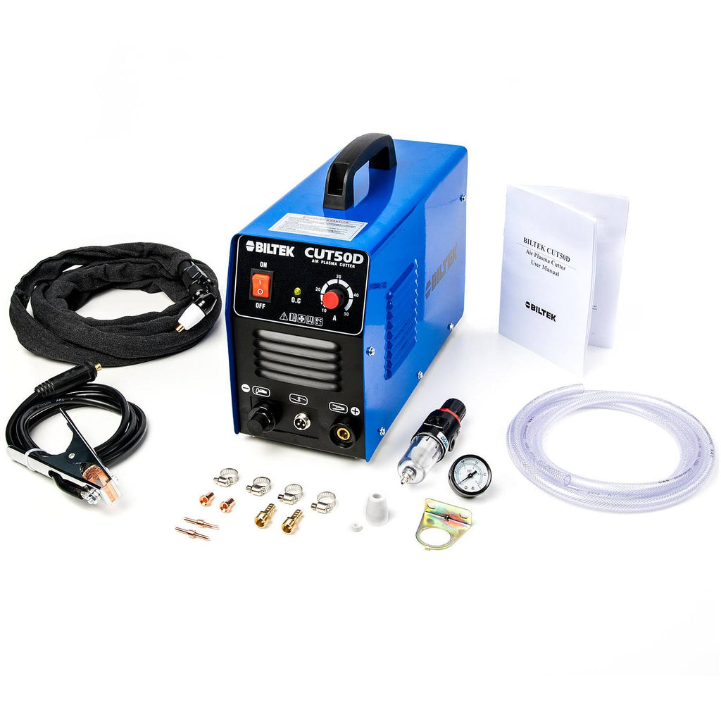 50Amp Air Plasma Cutter, 1/2x22 inch Cut 110V/220V Input Dual Voltage V698325