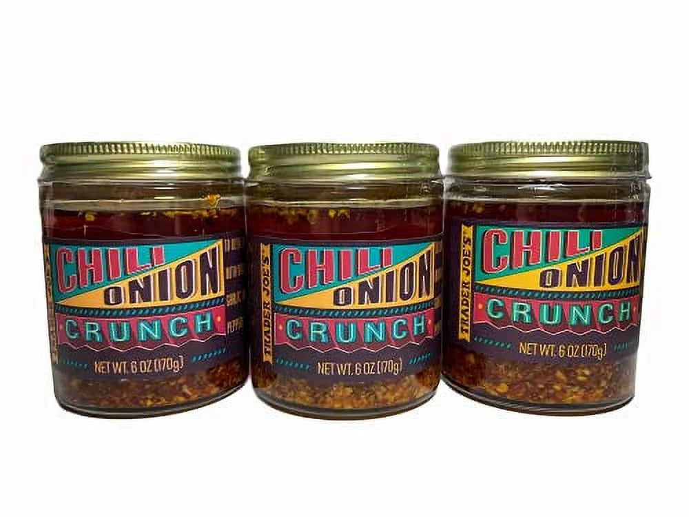 Chili Onion Crunch, 6 oz (Pack of 3) O2773