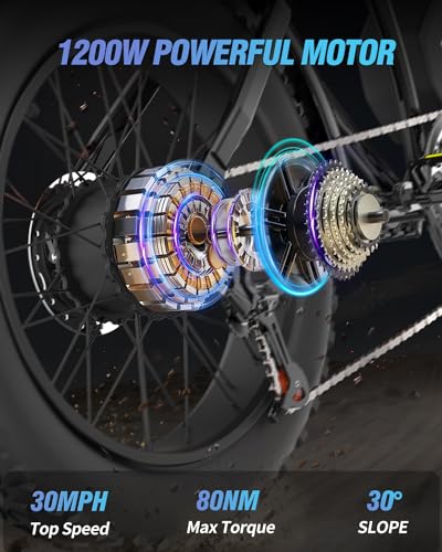 20" Fat Tire Electric Bike with Removable Battery D565314