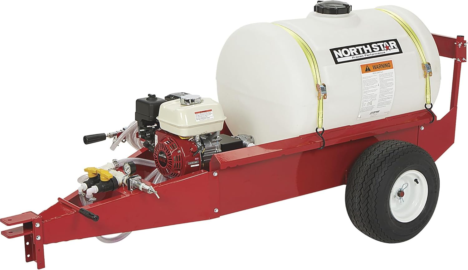 55-Gallon Tow-Behind Trailer Sprayer with 7 GPM 160cc Honda Engine A34610