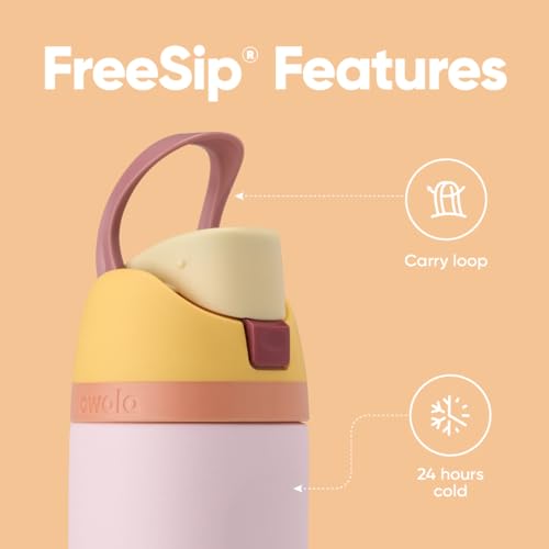 16 oz Stainless Steel Water Bottle with Straw D15218