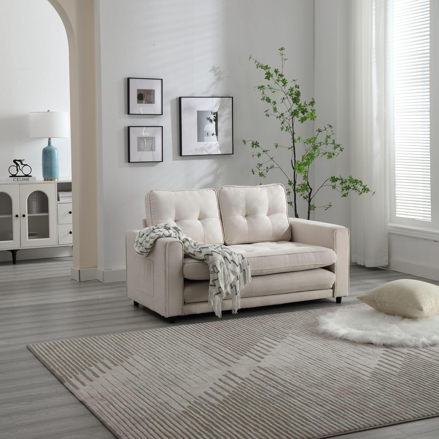 Dark Gray Velvet Sofa Z453261