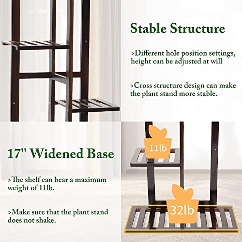 Bamboo 6 Tier Plant Stand U1548