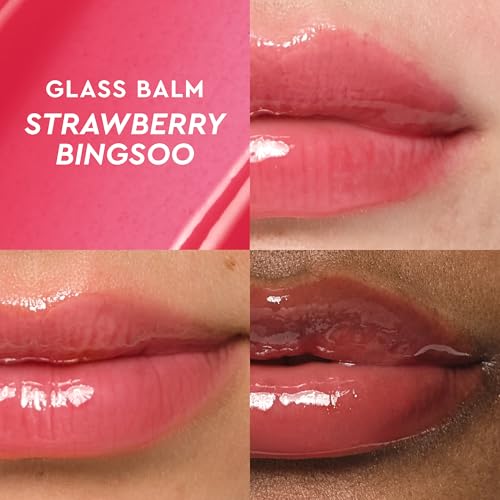 Mini Glass Balm Lip Treatment Set of 4 Vegan Lip Balms P161568