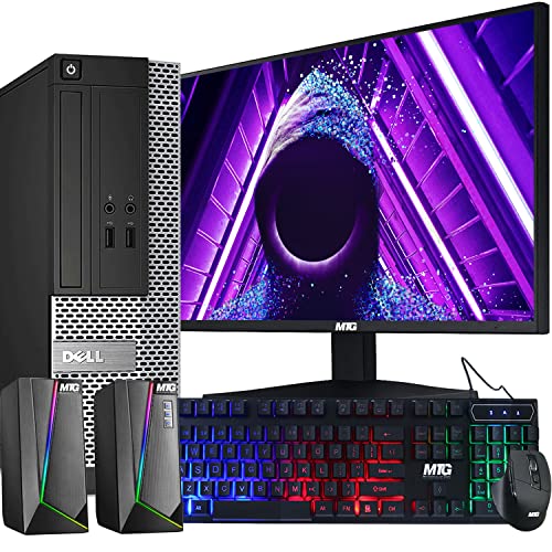 Intel Core i5 3rd Gen 16GB RAM 2TB HDD 20 inch LED Monitor RGB Speaker Keyboard Mouse WiFi Windows 10 Pro Desktop PC J460