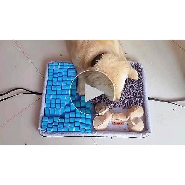 Snuffle Mat for Dogs, 17.3×23.6 Pet Foraging Mat L895
