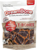 Rawhide-Free T-Bones Chews for Dogs, 8 Count Q1857