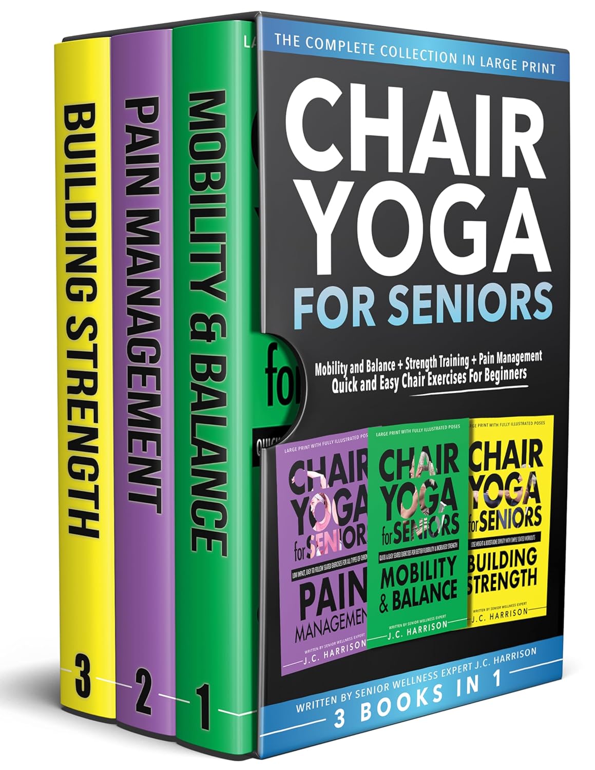 Chair Yoga 3 in 1 Complete Collection E52789