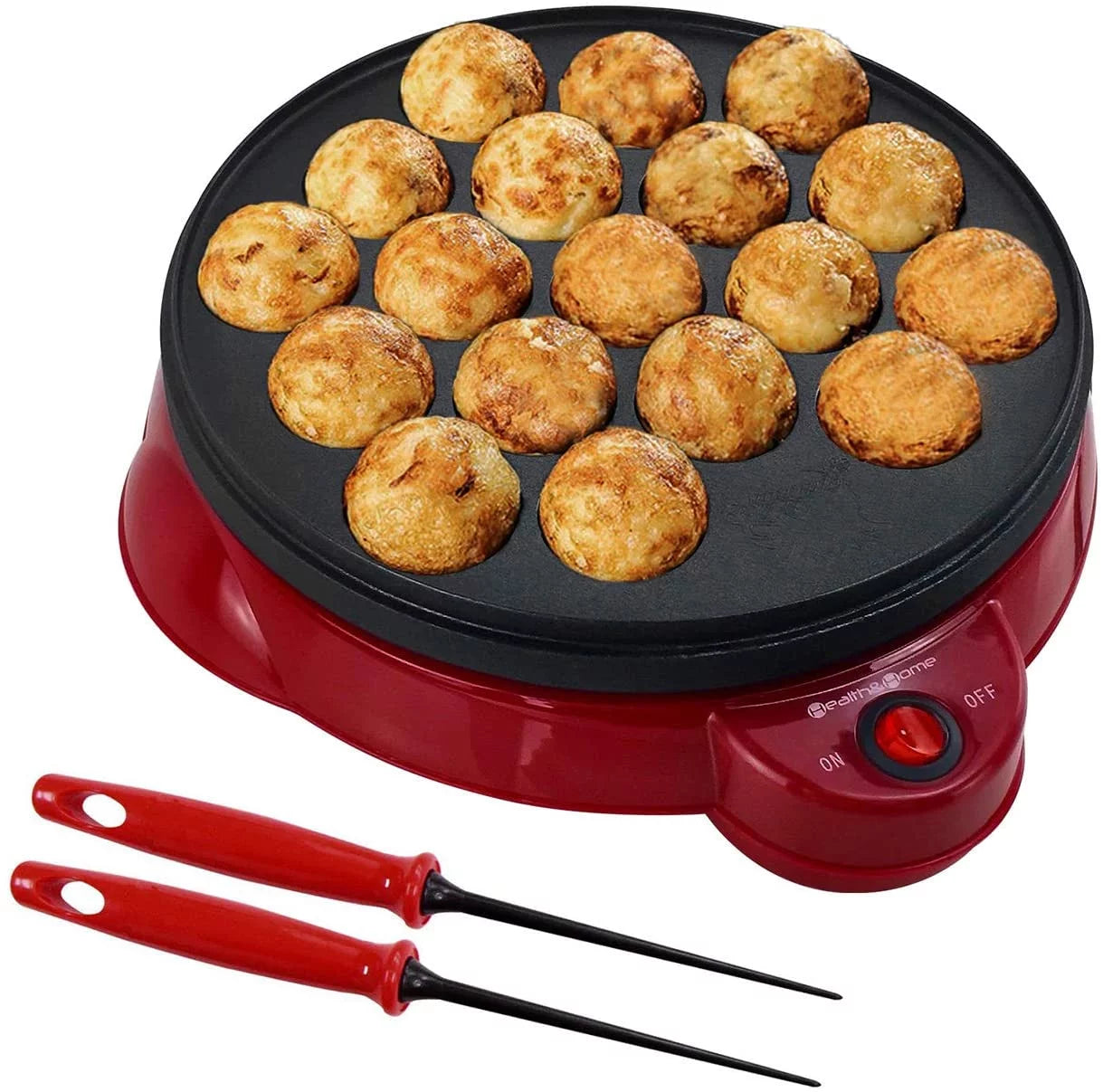 Electric Takoyaki Maker with Cake Pans M21133