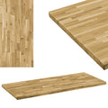 Solid Oak Wood Rectangular Table Top 55.1"x23.6" M29764