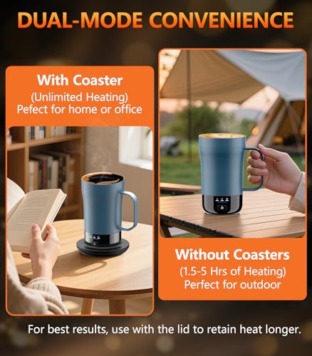 14oz Rechargeable Temperature Control Coffee Mug Z98748