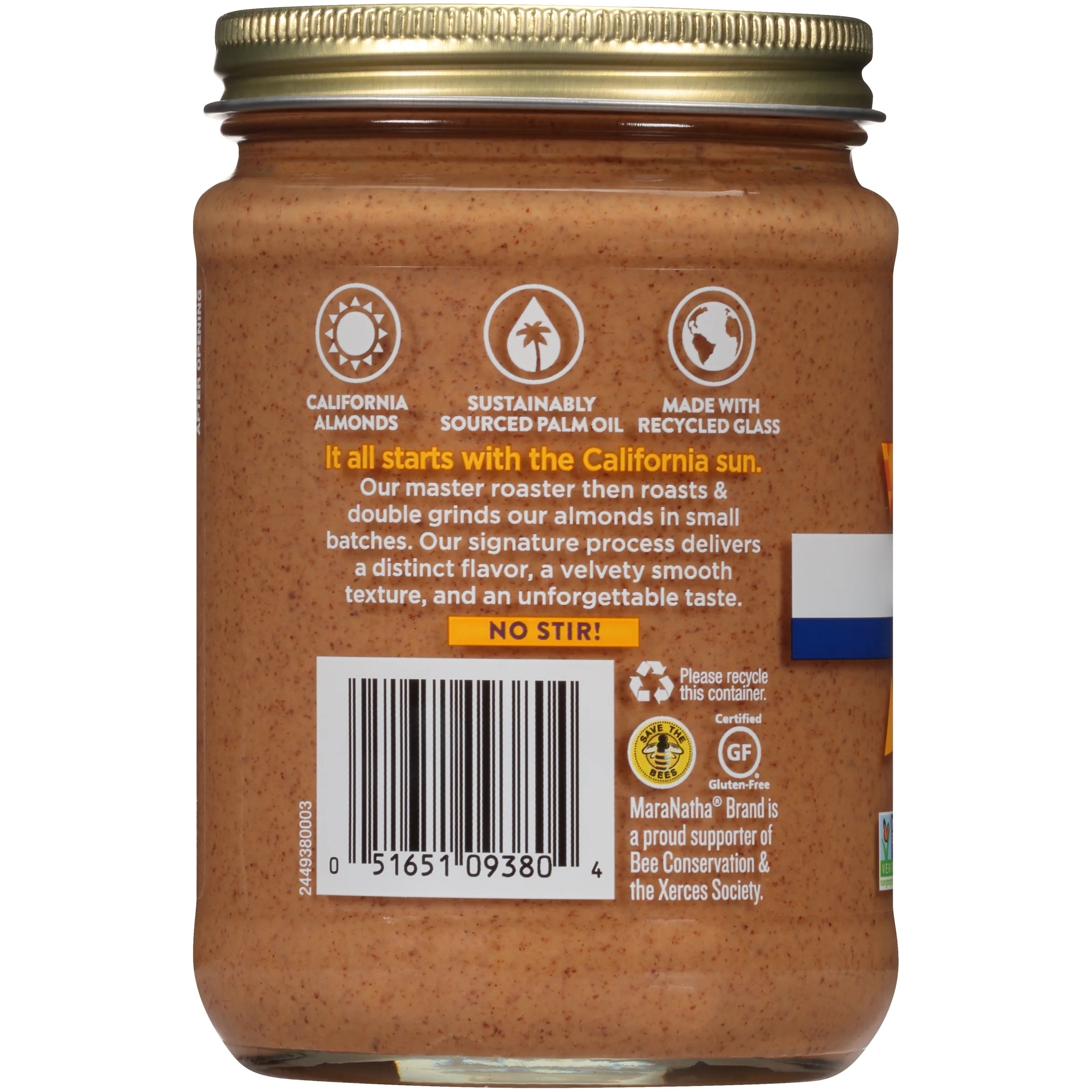 Organic Creamy Peanut Butter Spread, 16 oz Pack Of 6 L99625