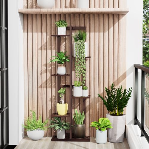 Bamboo 6 Tier Plant Stand U1548