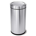 30 Liter 8 Gallon Brushed Stainless Steel Step Trash Can Z5366