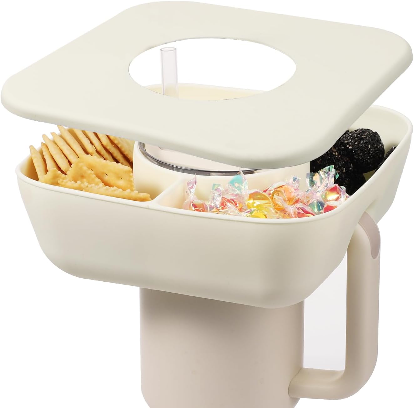 Silicone Snack Bowl with Lid for 40oz Tumbler Z527