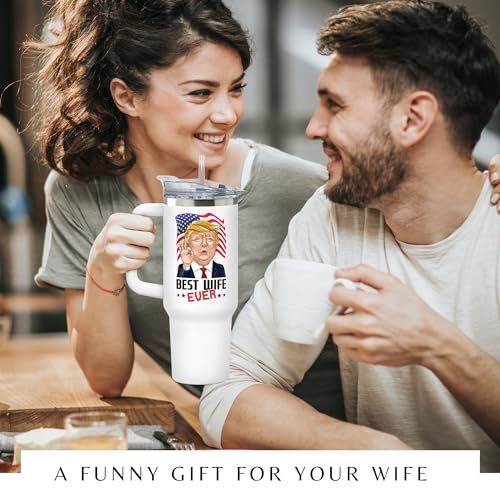 40 Oz Stainless Steel White Tumbler W6678