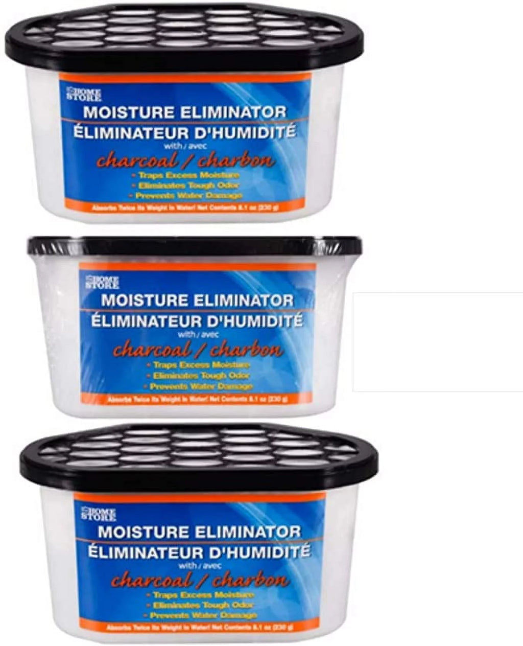 Charcoal Moisture Absorber (3 Tubs) Z731
