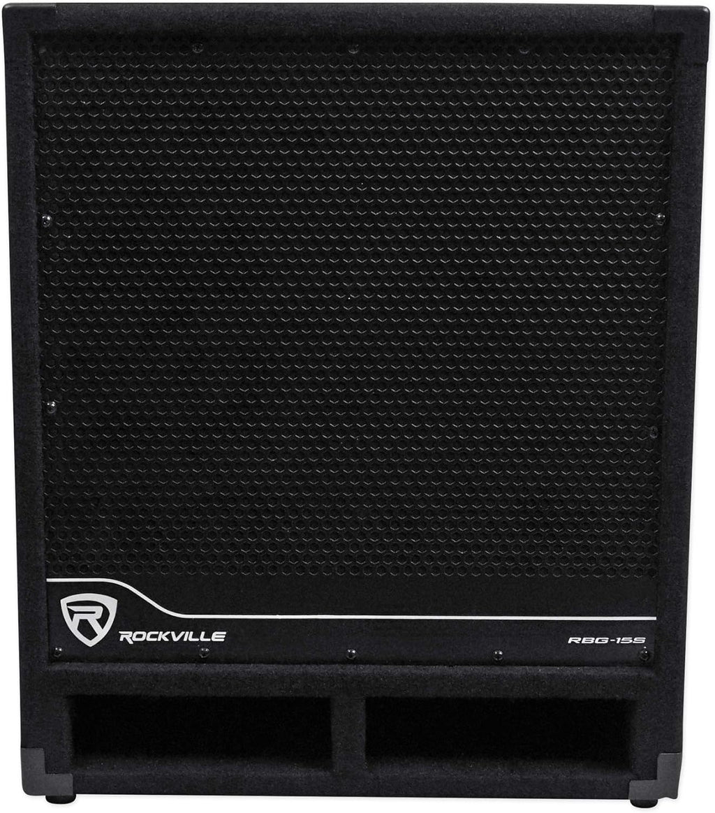 15" 1600w Active Powered PA Subwoofer with Steel Casters P13096