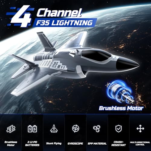 4 Channel Brushless RC Plane EDF Fighter Jet T273