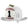 White Leather Presentation Helmet B518146