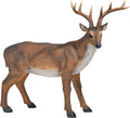 28 Inches Long Brown Handcast Polyresin Deer Statue Y2136