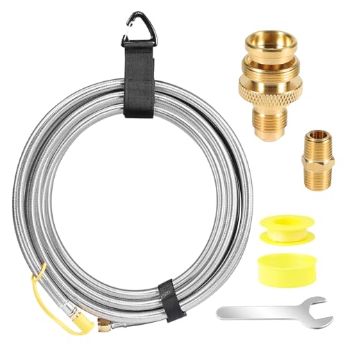 12FT Stainless Steel Quick Connect Propane Hose X84362