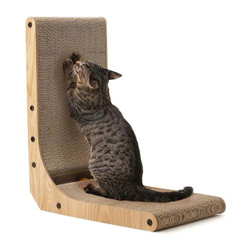 26.8 Inch L Shape Cat Scratch Cardboard N7099