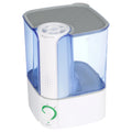 Warm Mist Humidifier, Filter Free, White & Blue, Top Fill, 1.3 Gallon N946