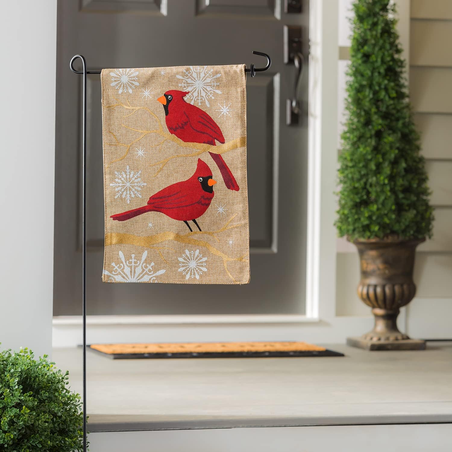12.5 x 18 inches Burlap Garden Flag A39721