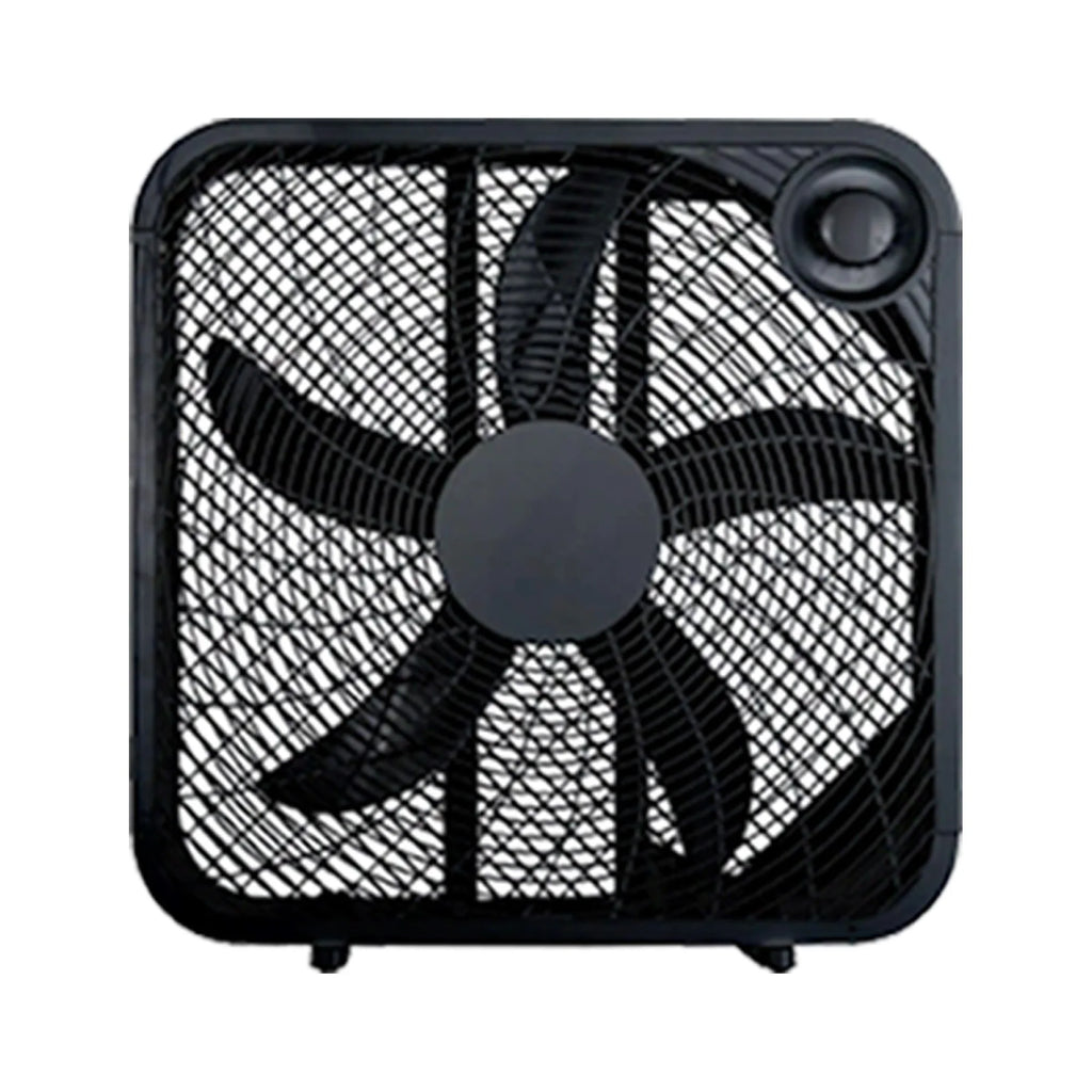 Black 20 Inch Box Fan D8901