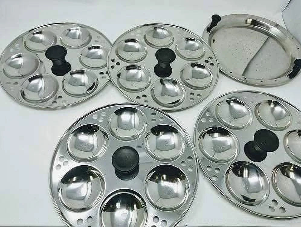 Stainless Steel Idli Cooker with 4-Rack Idly Stand U307