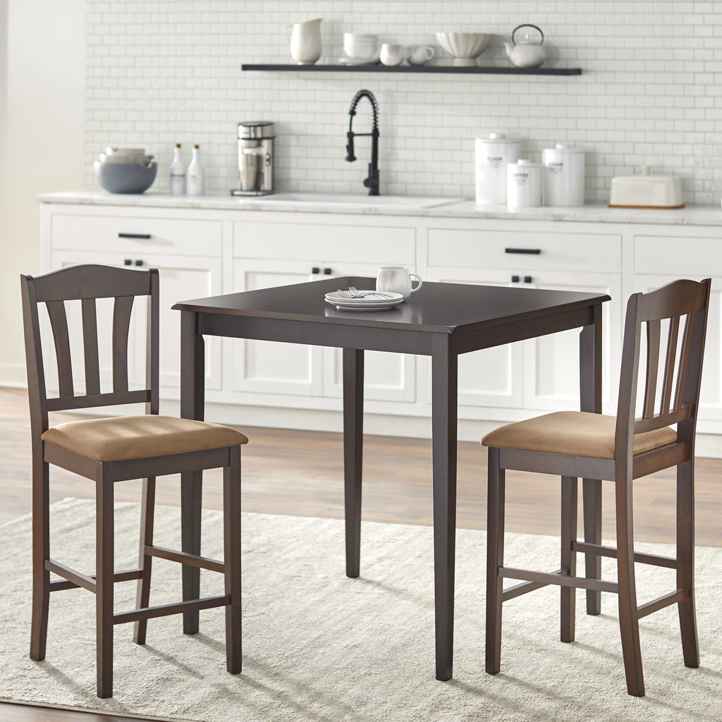 24" Espresso Stool Set of 2 C323