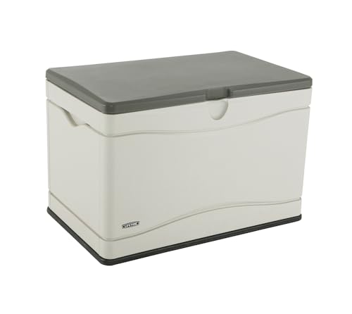 Heavy-Duty Outdoor Storage Deck Box, 150 Gallon, Desert Sand/Brown G905166